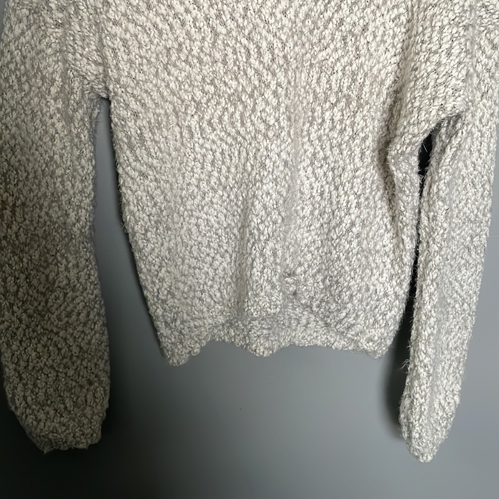 Kaisely oversized S tan knit chunky sweater lounge light academia scandi granola - Picture 2 of 8